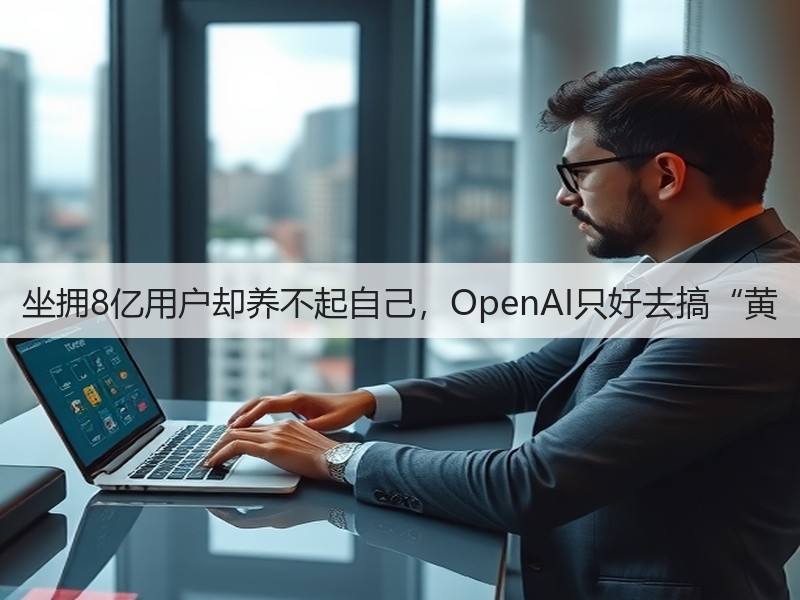 坐拥8亿用户却养不起自己,OpenAI只好去搞“黄(图3) 坐拥8亿用户却养不起自己,OpenAI只好去搞“黄(图3)