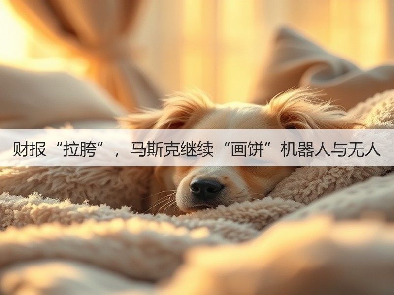 财报“拉胯”,马斯克继续“画饼”机器人与无人(图2) 财报“拉胯”,马斯克继续“画饼”机器人与无人(图2)