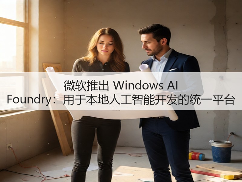 微软推出 Windows AI Foundry:用于本地人工智能开发的统一平台(图3) 微软推出 Windows AI Foundry:用于本地人工智能开发的统一平台(图3)
