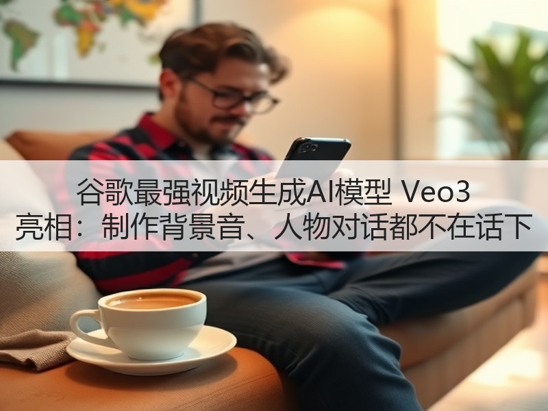 谷歌最强视频生成AI模型 Veo3 亮相：制作背景音、人物对话都不在话下(图3)