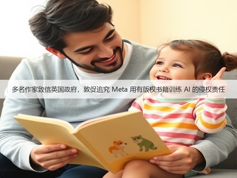 多名作家致信英国政府,敦促追究 Meta 用有版权书籍训练 AI 的侵权责任(图2) 多名作家致信英国政府,敦促追究 Meta 用有版权书籍训练 AI 的侵权责任(图2)