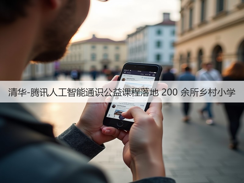清华-腾讯人工智能通识公益课程落地 200 余所乡村小学(图2)