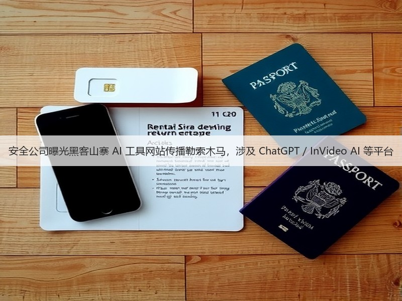 安全公司曝光黑客山寨 AI 工具网站传播勒索木马，涉及 ChatGPT / InVideo AI 等平台(图1)