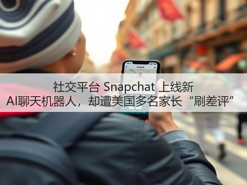 社交平台 Snapchat 上线新 AI聊天机器人，却遭美国多名家长“刷差评”(图3)