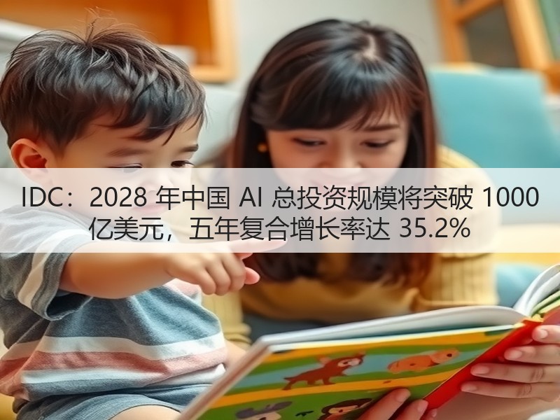 IDC：2028 年中国 AI 总投资规模将突破 1000 亿美元，五年复合增长率达 35.2%(图3)