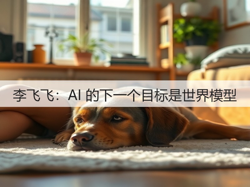李飞飞:AI 的下一个目标是世界模型(图1) 李飞飞:AI 的下一个目标是世界模型(图1)