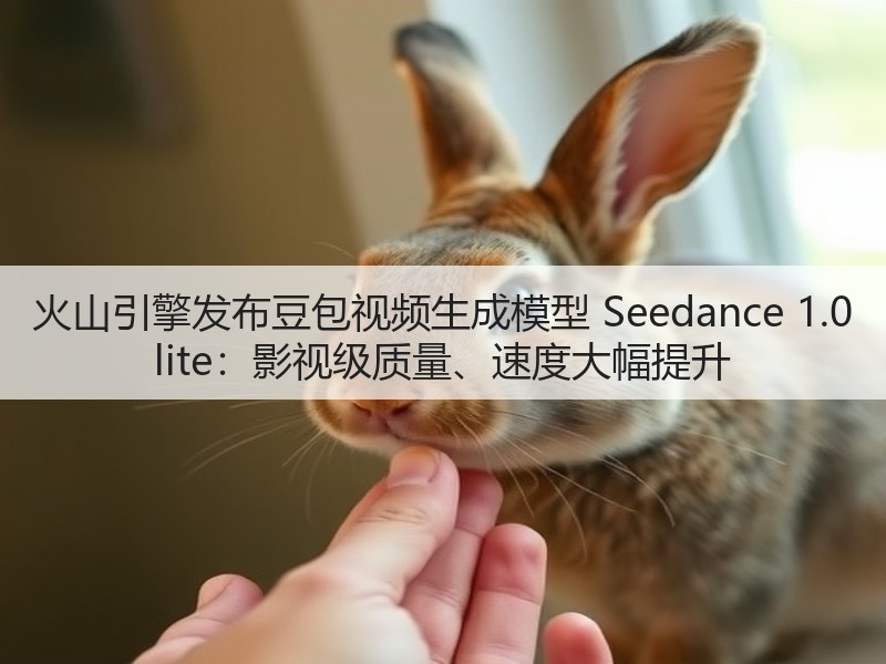 火山引擎发布豆包视频生成模型 Seedance 1.0 lite：影视级质量、速度大幅提升(图2)