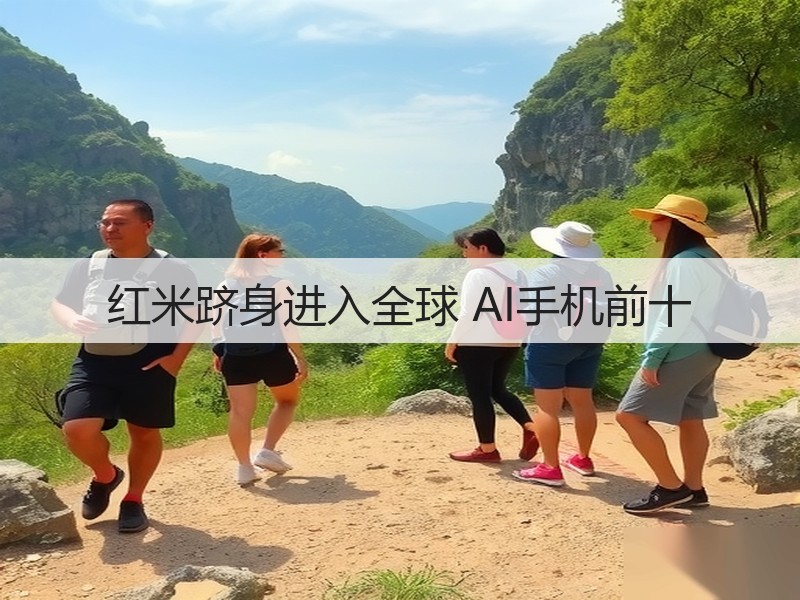 红米跻身进入全球 AI手机前十(图2)
